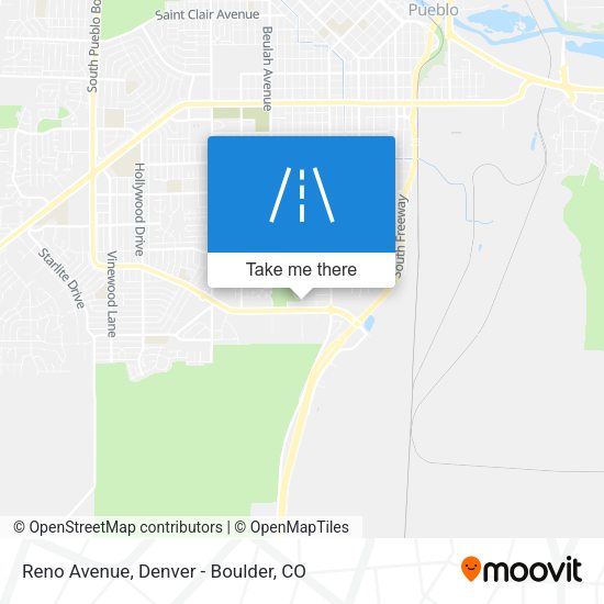 Mapa de Reno Avenue