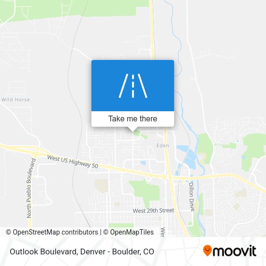 Outlook Boulevard map