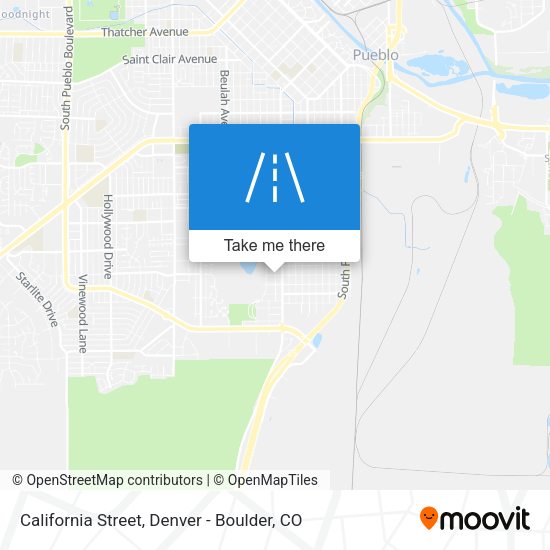 California Street map