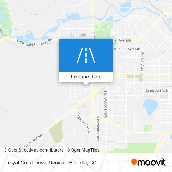 Royal Crest Drive map