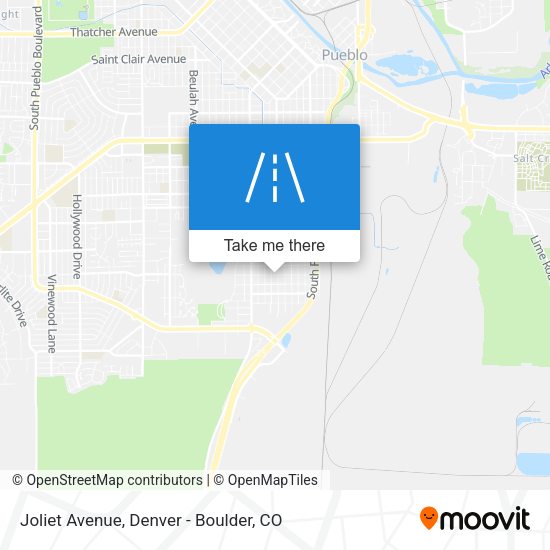 Mapa de Joliet Avenue