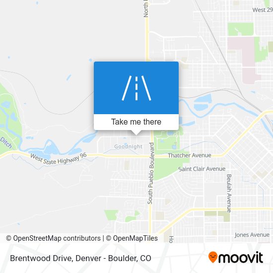Brentwood Drive map