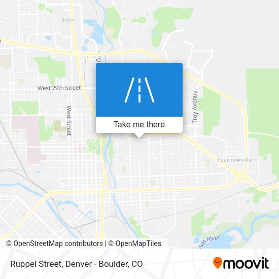 Ruppel Street map