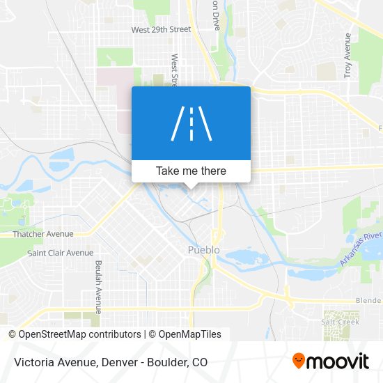 Victoria Avenue map
