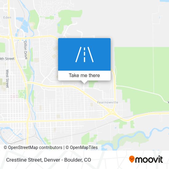 Mapa de Crestline Street
