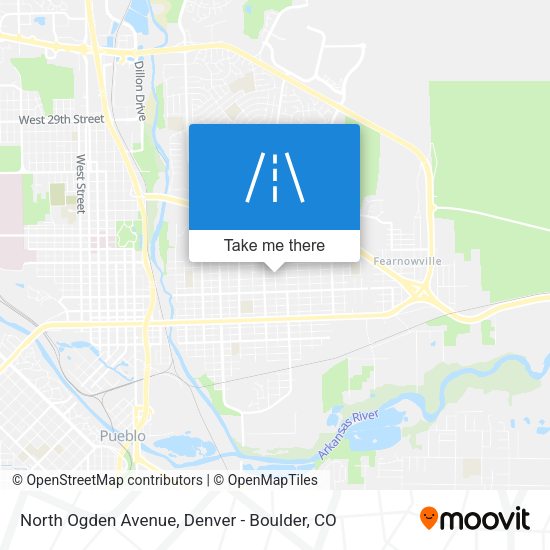 North Ogden Avenue map