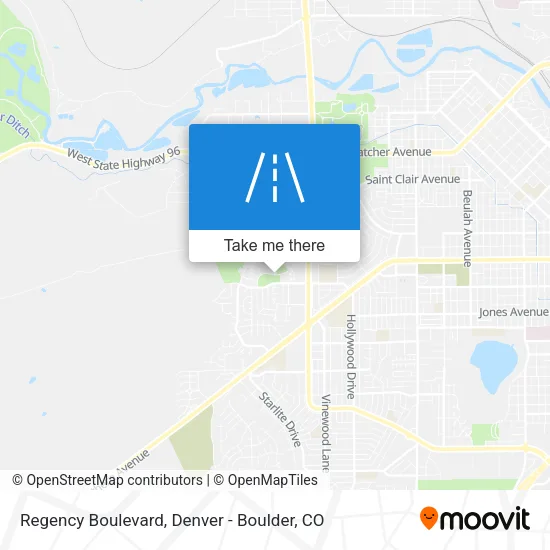 Regency Boulevard map