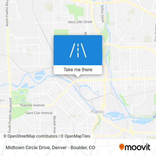 Mapa de Midtown Circle Drive