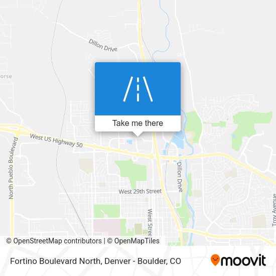 Fortino Boulevard North map