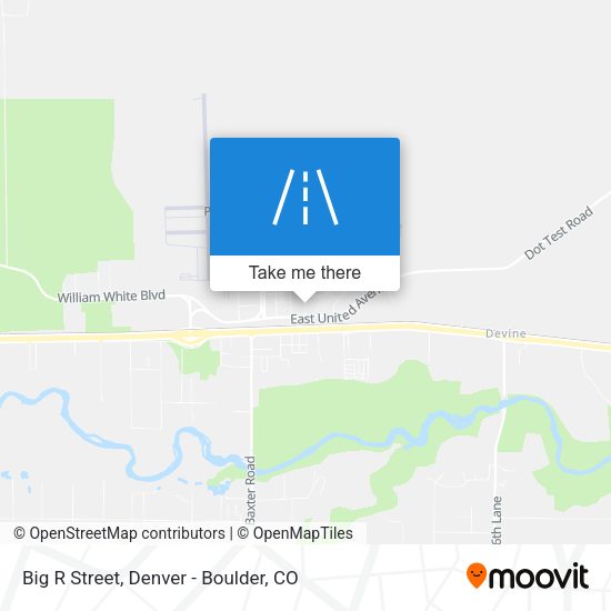 Mapa de Big R Street