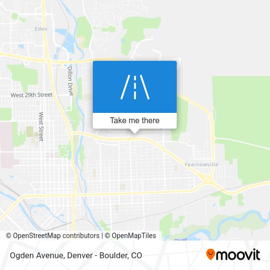 Mapa de Ogden Avenue