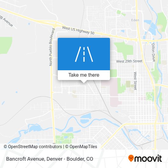 Bancroft Avenue map