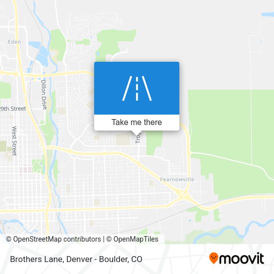 Brothers Lane map