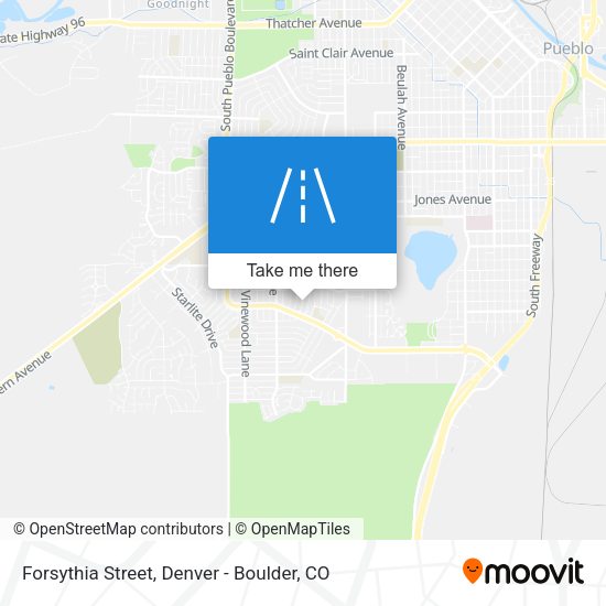 Mapa de Forsythia Street