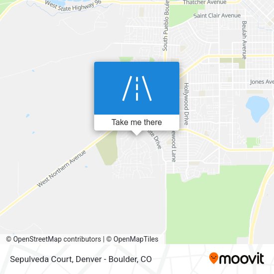 Sepulveda Court map