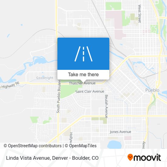 Linda Vista Avenue map
