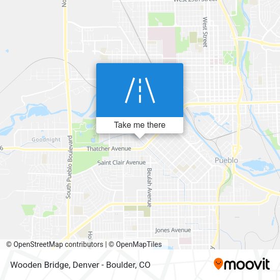 Wooden Bridge map