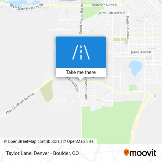 Taylor Lane map