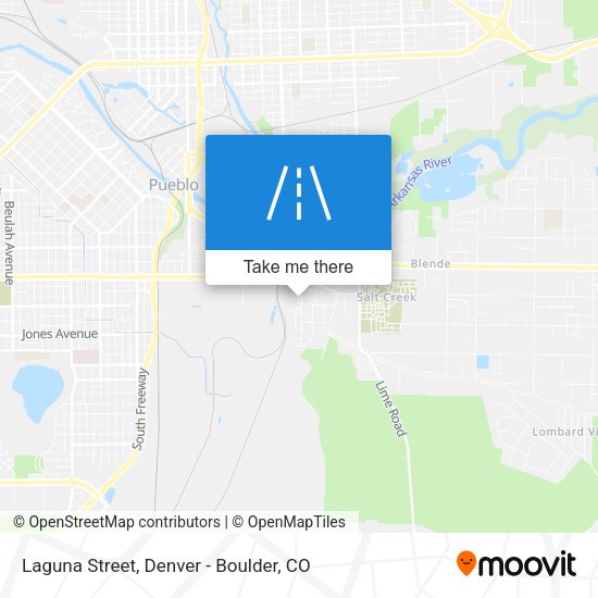 Laguna Street map