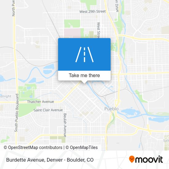 Burdette Avenue map