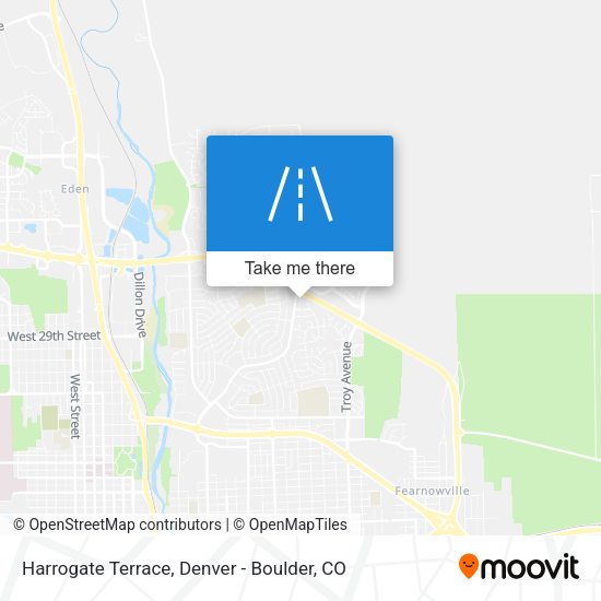 Harrogate Terrace map