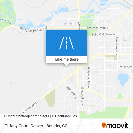 Tiffany Court map