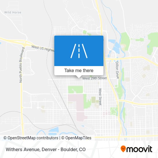 Mapa de Withers Avenue