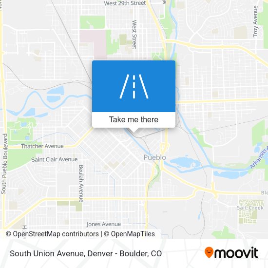 Mapa de South Union Avenue