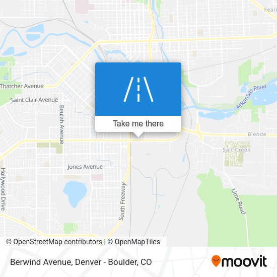 Berwind Avenue map