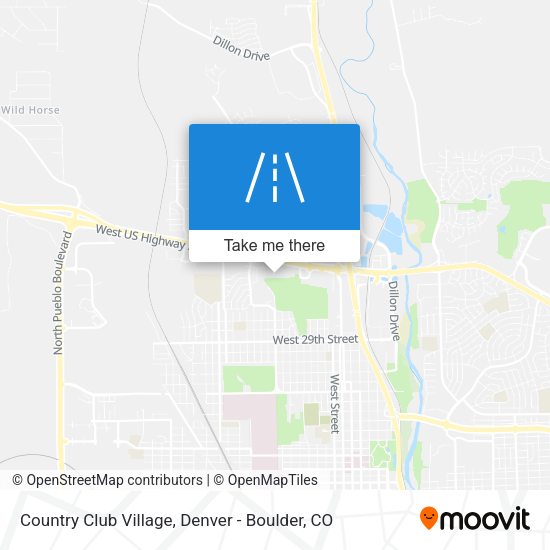 Country Club Village map