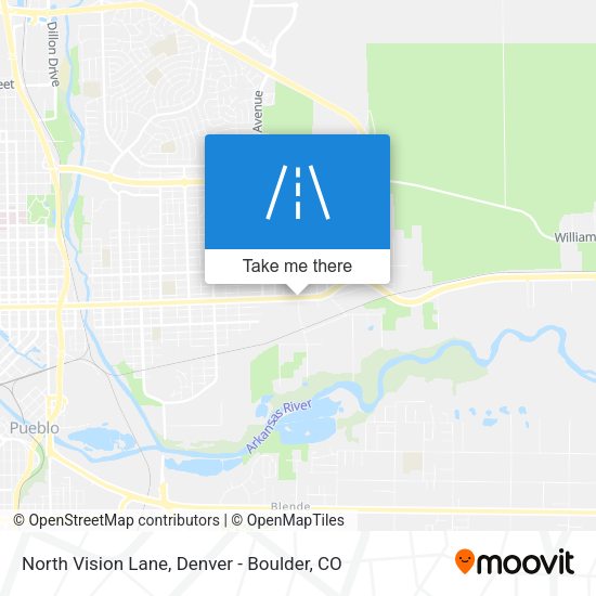 North Vision Lane map