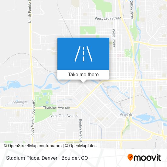 Stadium Place map