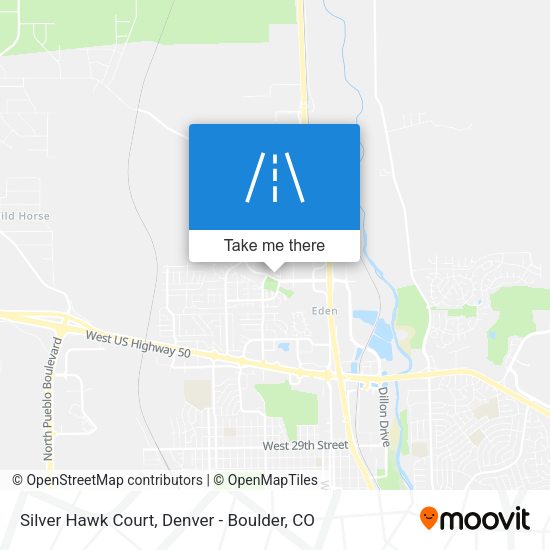 Silver Hawk Court map