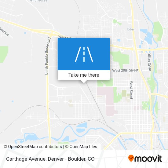 Mapa de Carthage Avenue