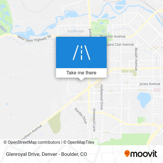 Glenroyal Drive map
