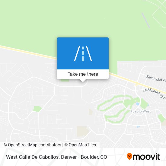 Mapa de West Calle De Caballos