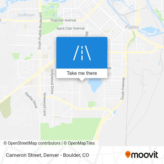 Cameron Street map