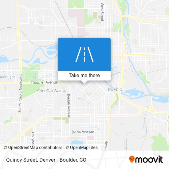 Quincy Street map