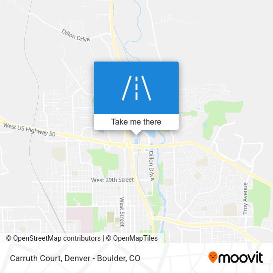 Carruth Court map