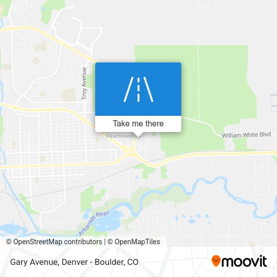 Gary Avenue map