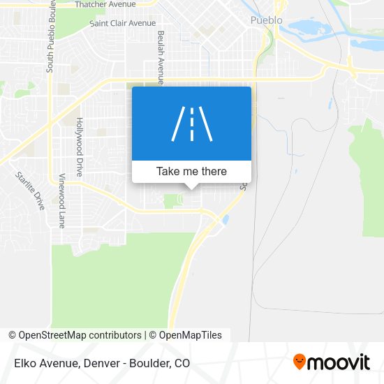 Elko Avenue map