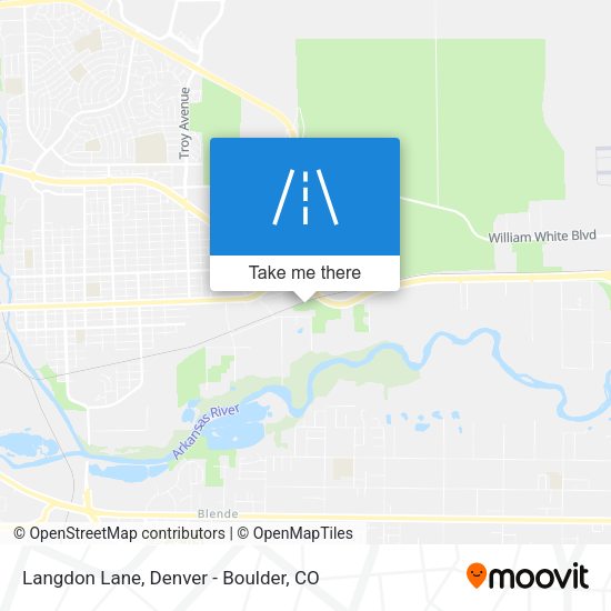 Langdon Lane map