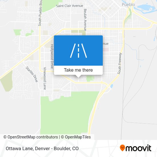 Mapa de Ottawa Lane