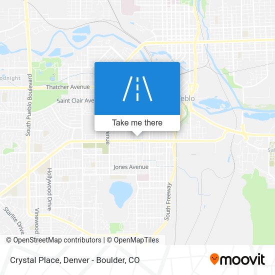 Mapa de Crystal Place