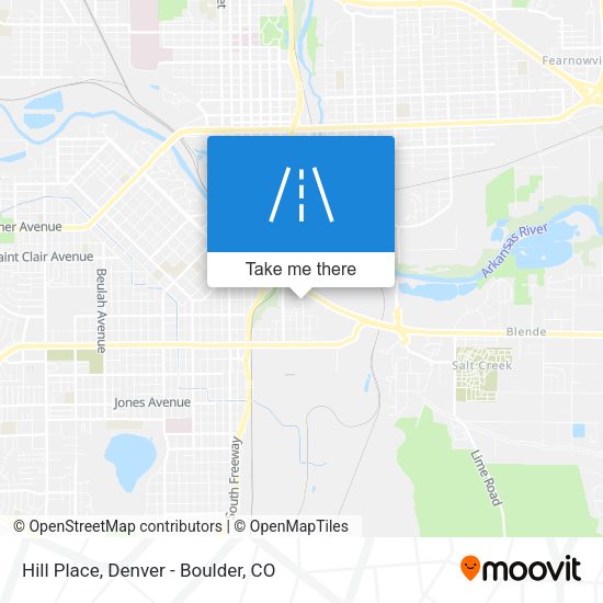 Mapa de Hill Place