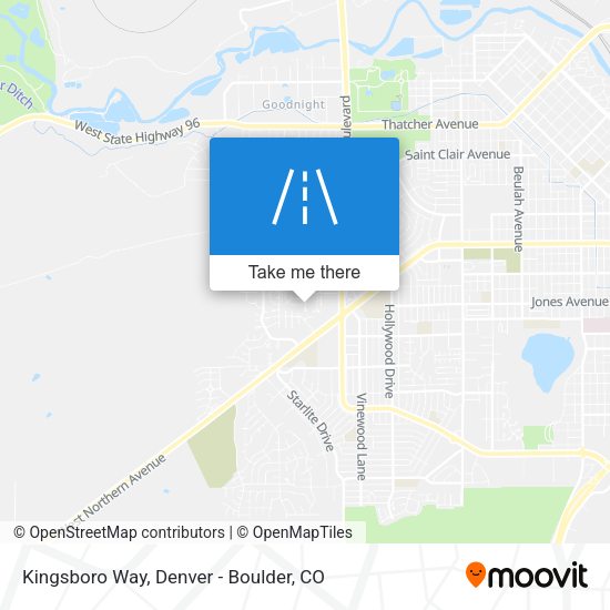 Kingsboro Way map