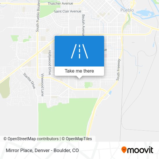 Mirror Place map