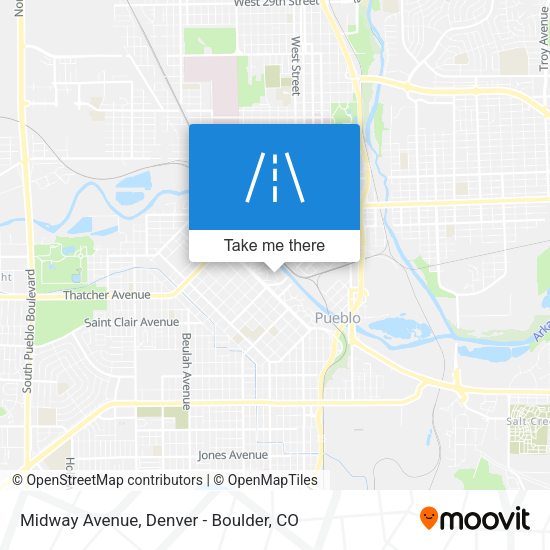 Mapa de Midway Avenue