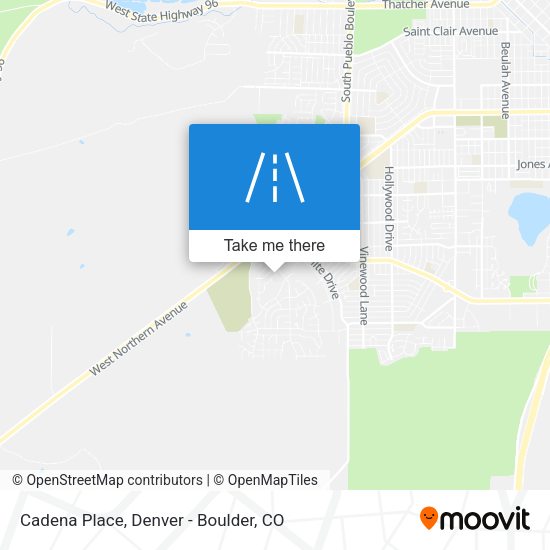 Cadena Place map