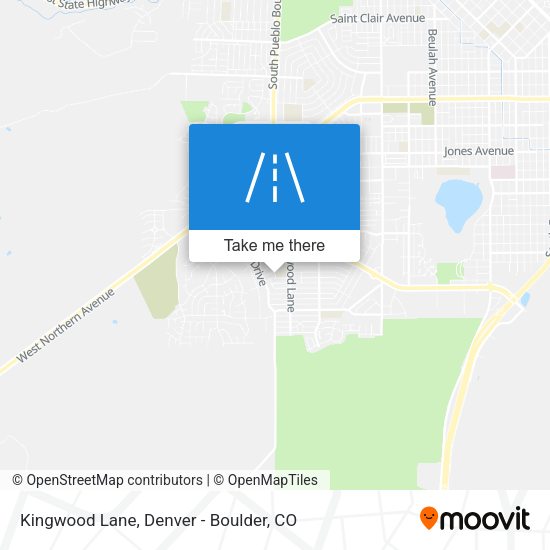 Kingwood Lane map